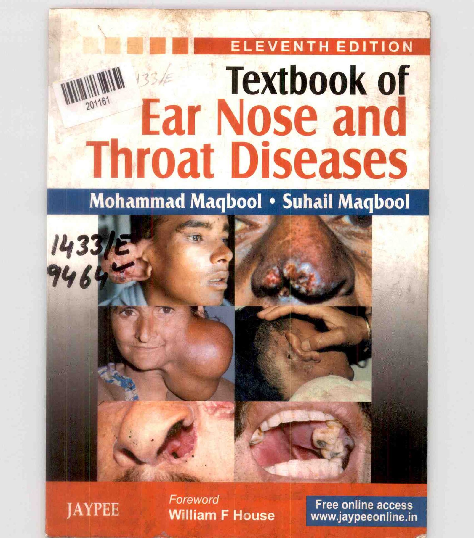 Textbook of Ear Nose and Throat Diseases
