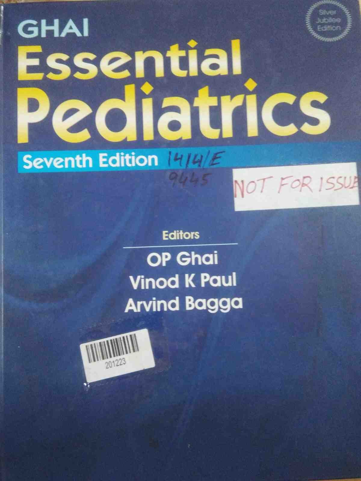 Ghai Essential Pediatrics